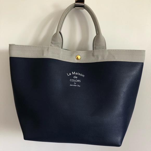 Colors by Jennifer Sky Navy Blue Tote - Picture 2 of 8